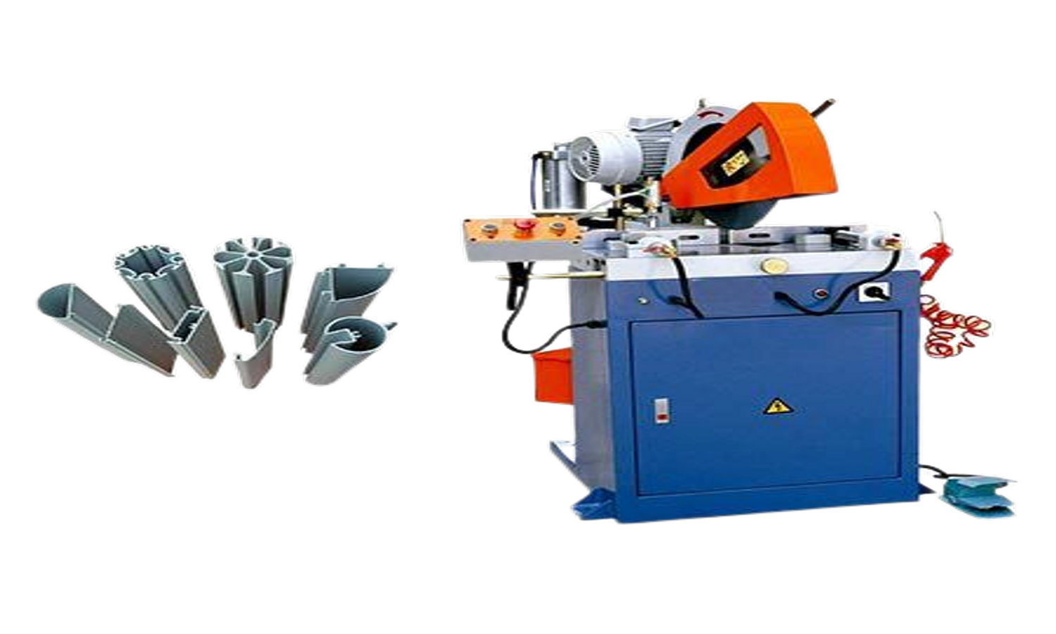 JE 350HA High Speed Semi Automatic Aluminum Cutting Machine